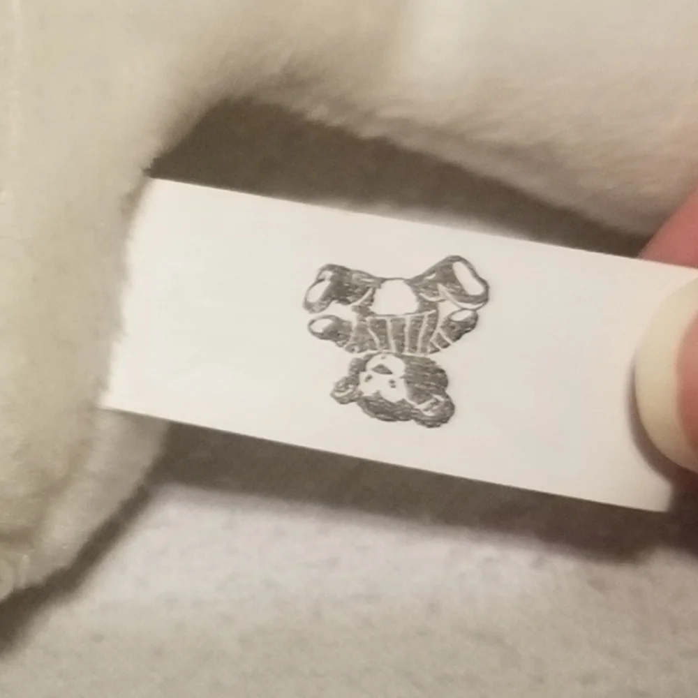 Like new 1999 Plushland white bunny - Picture 5 of 7